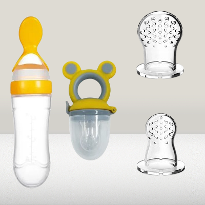 Biberon Cuillère - NewBabyFeedingBottle™ - Jaune