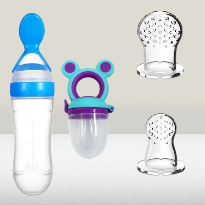 Biberon Cuillère - NewBabyFeedingBottle™ - Bleu
