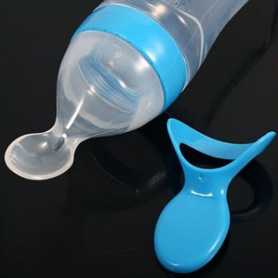 Biberon Cuillère - NewBabyFeedingBottle™ - Bleu