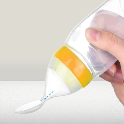 Biberon Cuillère - NewBabyFeedingBottle™ - Jaune